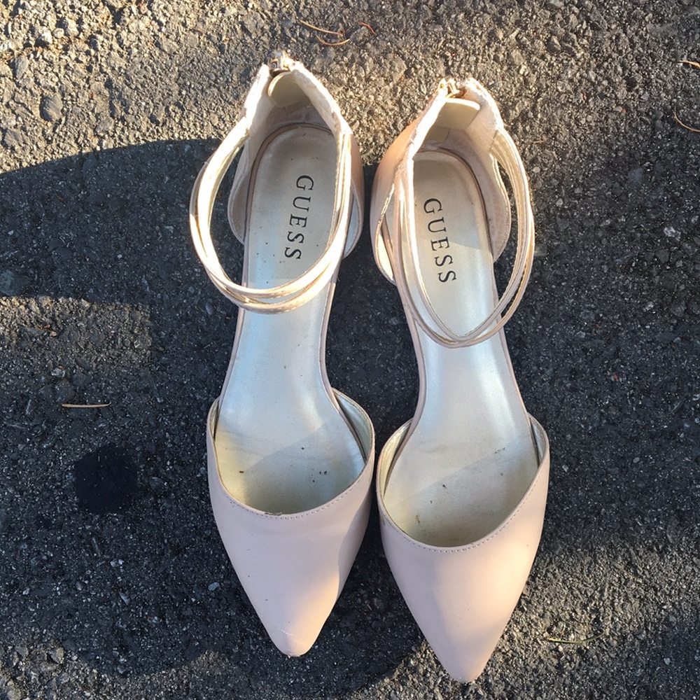 GUESS pink flats